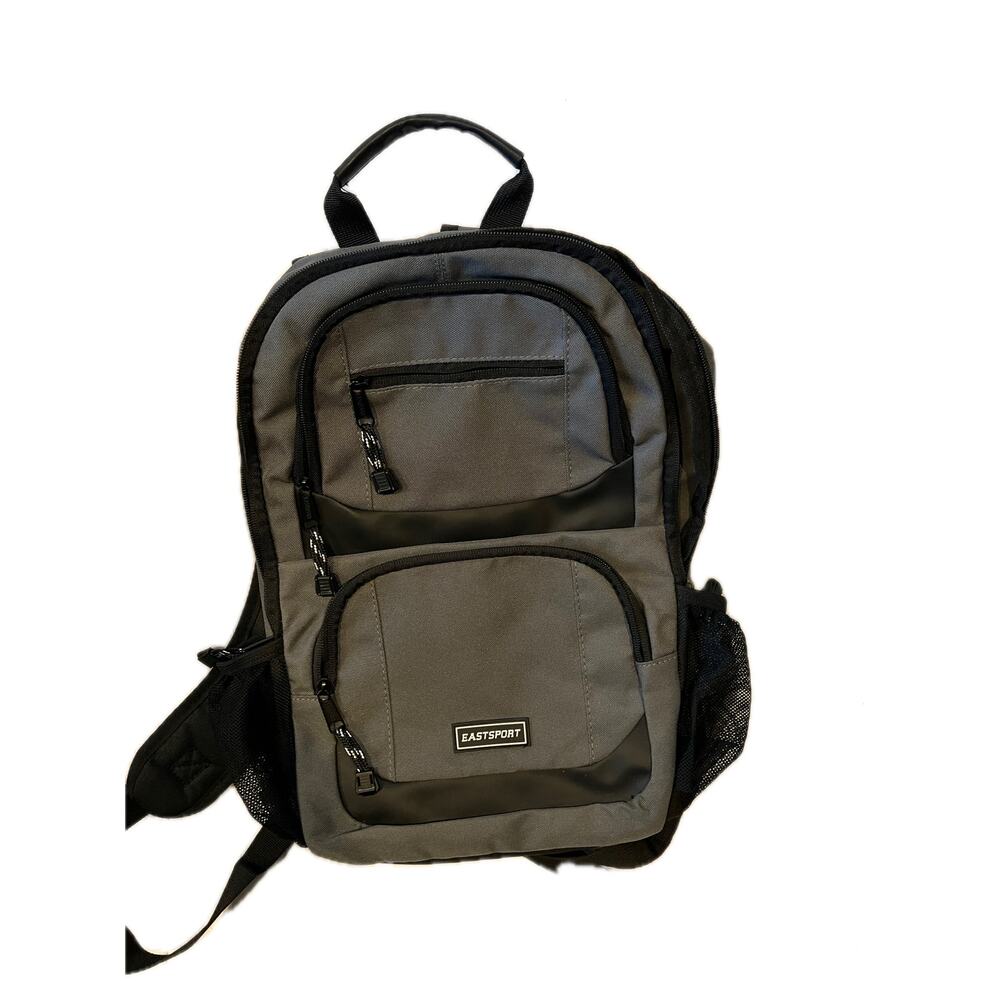 EastSport Gray Black Backpack with Computer Sleeve